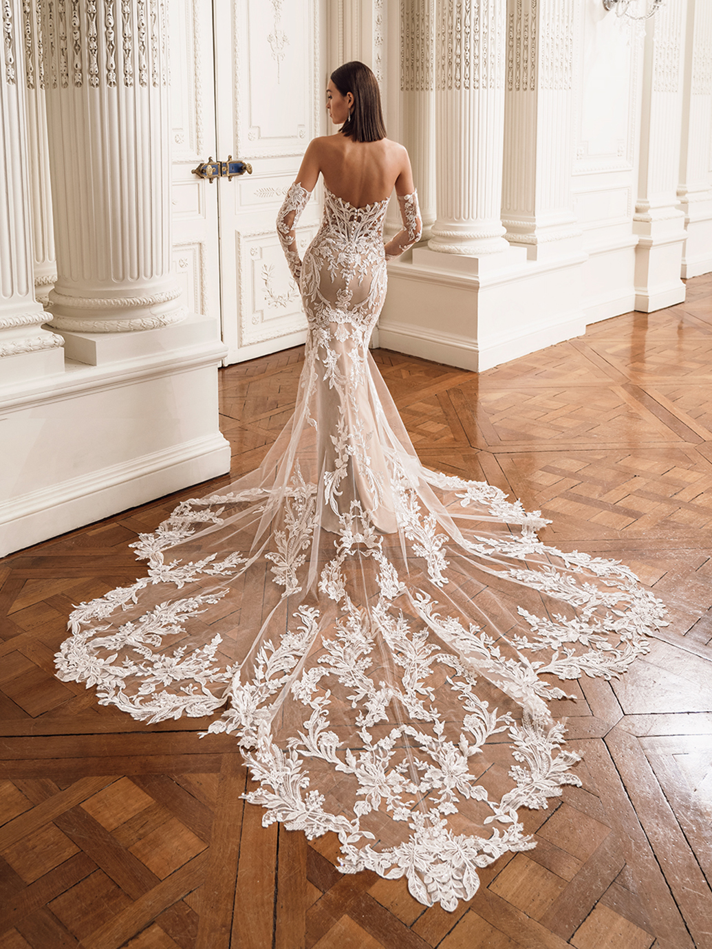 sachin and babi light blue dress Mirror Palais Starlite Gown – TENN main image 1