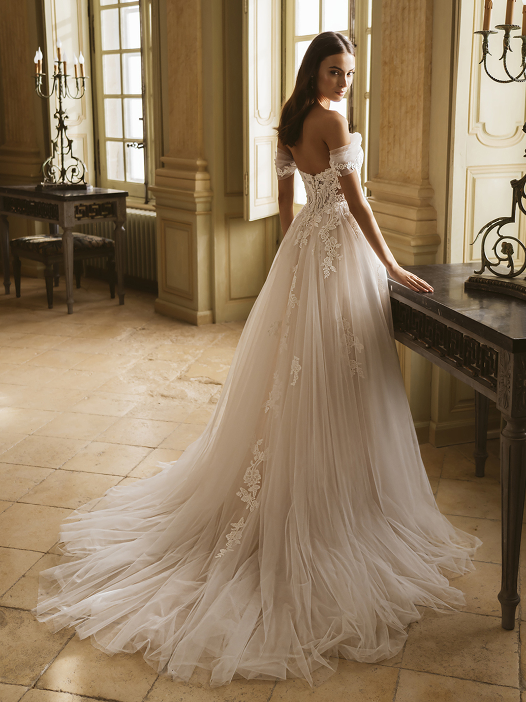 lace open back mermaid wedding dress Mermaid Deep V neck Lace Wedding Dresses Open Back Rustic Bridal Gowns  MHL139 main image 0
